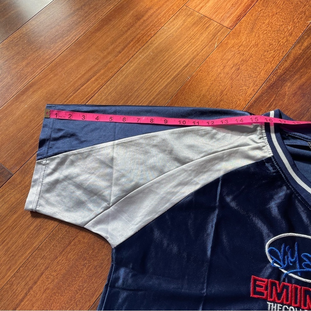 Eminem The Collection Slim Shady Jersey Short Sleeve Hip Hop Blue Mens Size XL - Picture 10 of 11